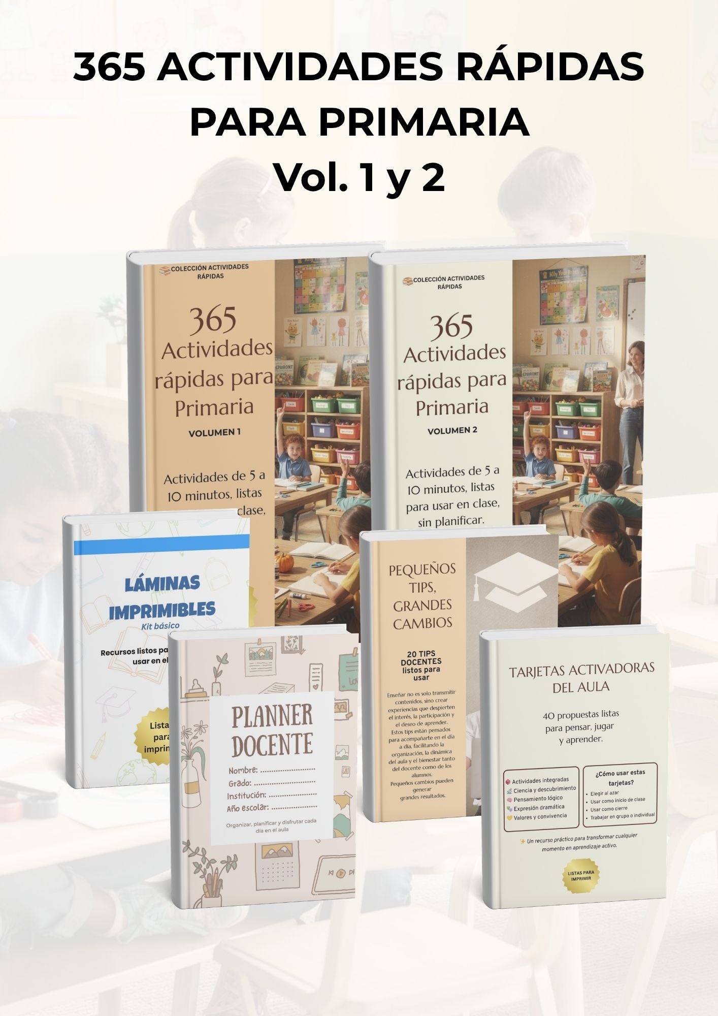 PACK COMPLETO 365 actividades + recursos para el aula